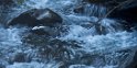 Stalagtites de glace sur un torrent à Bourisp