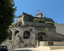 Accès au château