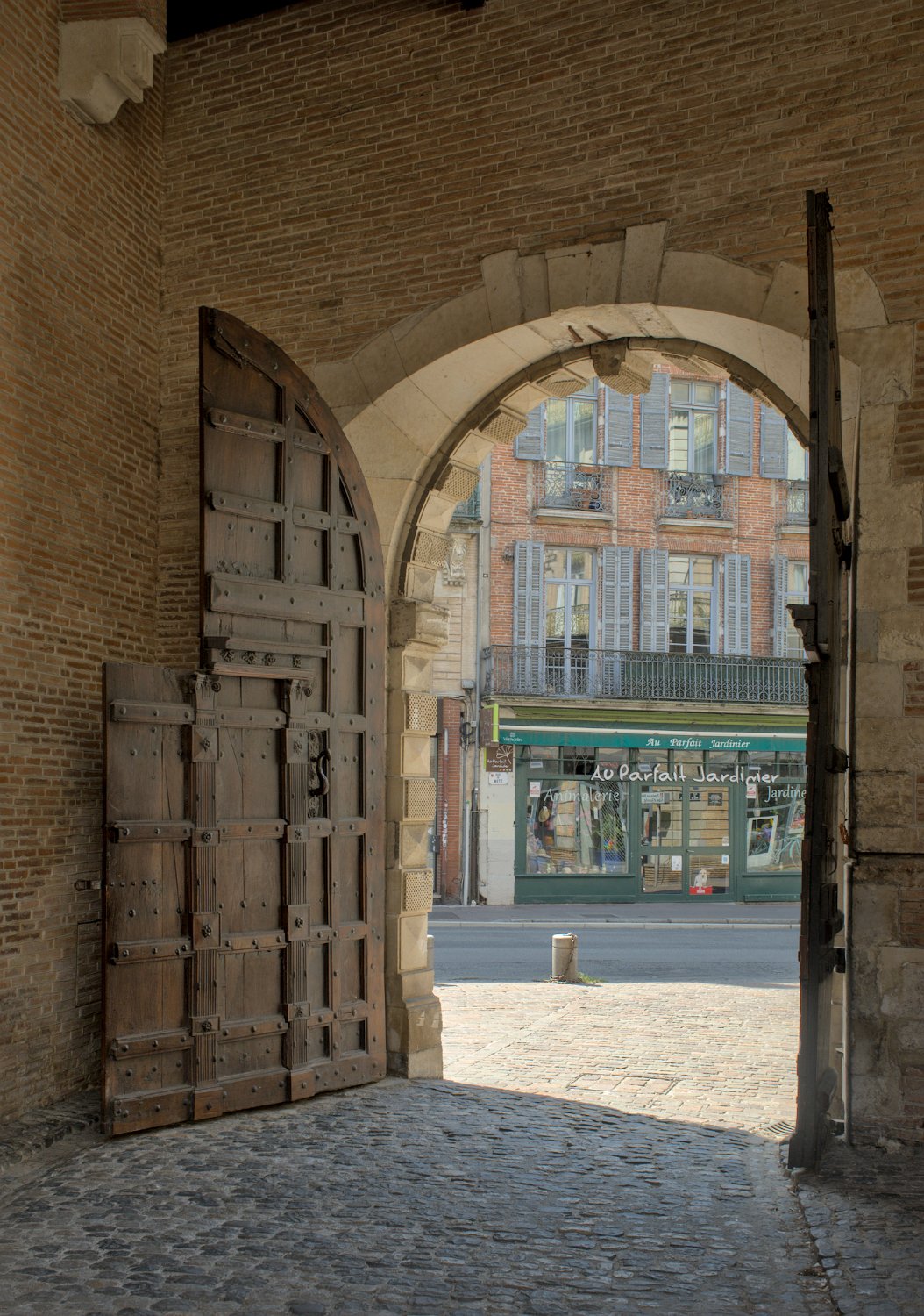 Hôtel d'Assezat - Entrée vue de l'intérieur