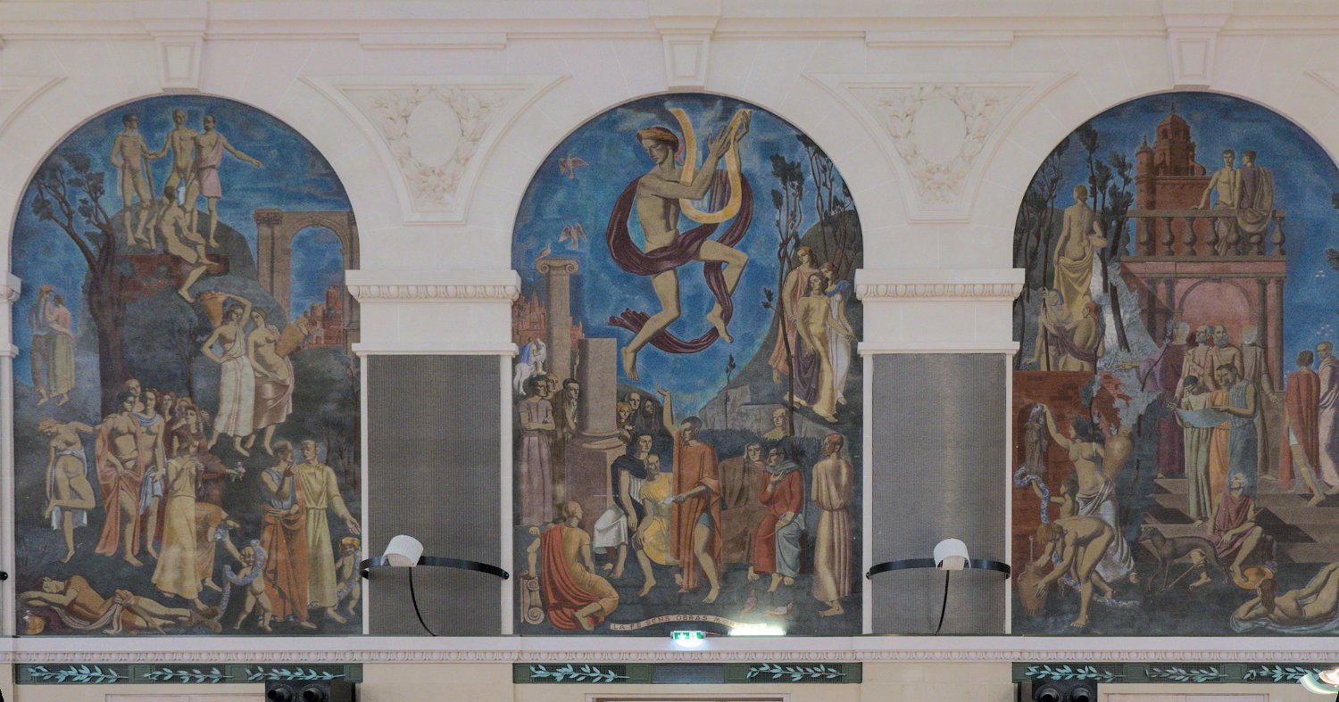 Fresque "le Parnasse Occitan" (Marc Saint-Sens)