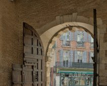 Hôtel d'Assezat - Entrée vue de l'intérieur
