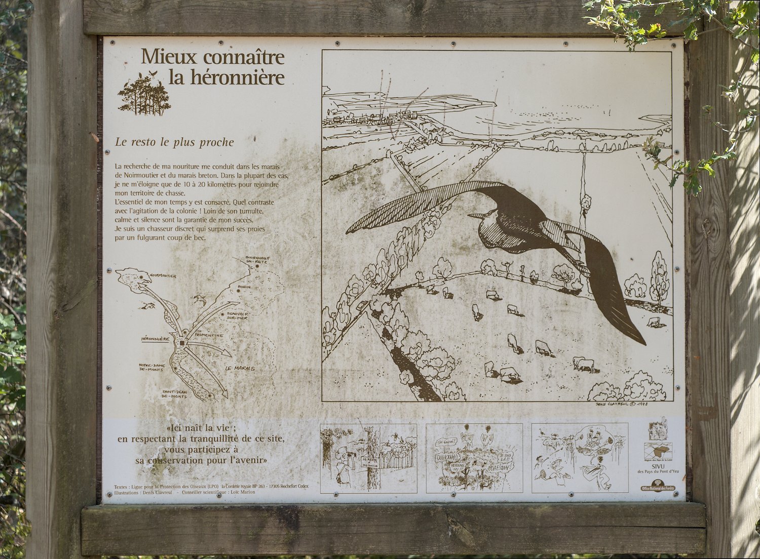 Panneau d'information
